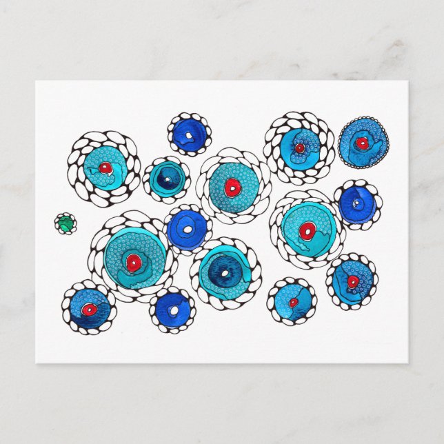 Kamelias Postkarte (Vorderseite)