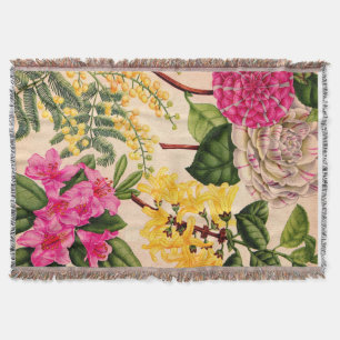Kamelie, Forsythia, Rhododendron und Akazie Decke