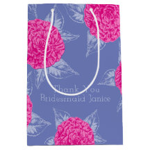 Kamelien, Rosa und Blau-Gastgeschenk Hochzeit