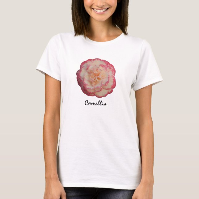 Kamelien-T-Shirt T-Shirt (Vorderseite)