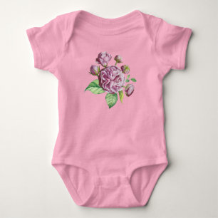 Kameliengarten Blumen Baby Strampler