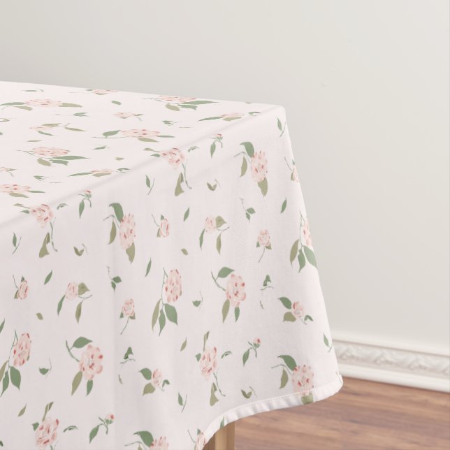 Kameliengarten Soft Pink Tischdecke (Beispiel)