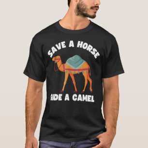 Kamels Hump Day Rettet ein Pferd auf dem Kamel T-Shirt