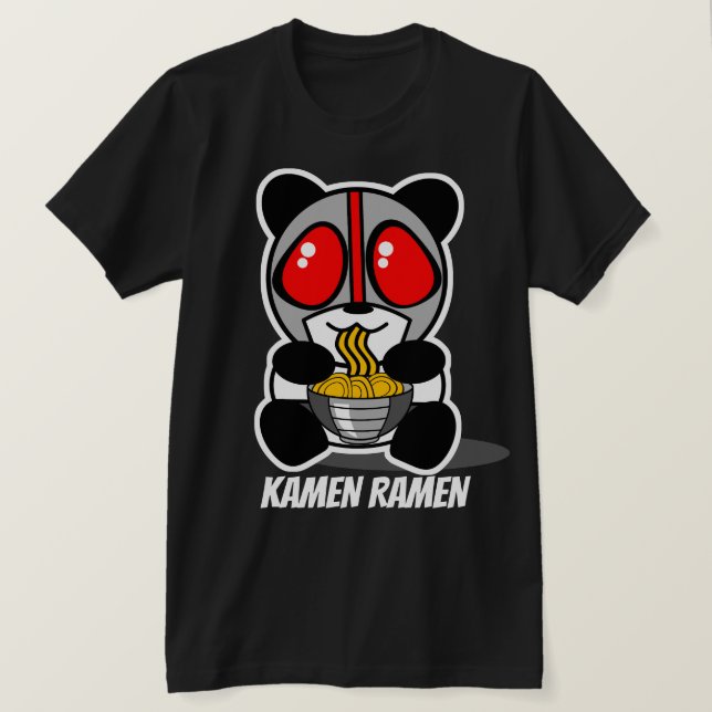 KAMEN RAMEN-RIESIGER PANDA-T-SHIRT T-Shirt (Design vorne)