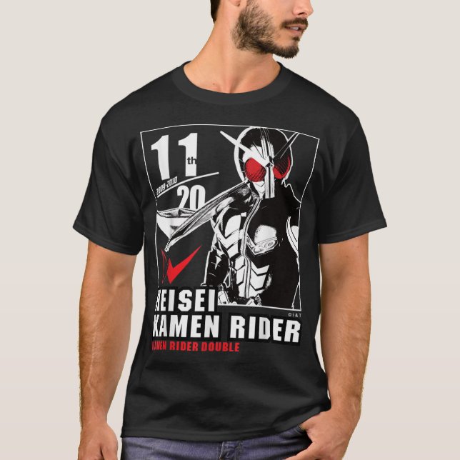 Kamen Rider W Heisei Rider Jubiläum T-Shirt (Vorderseite)