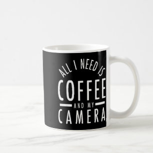 Kamera & Kaffee - Lustiger Fotografie-Spruch F Kaffeetasse