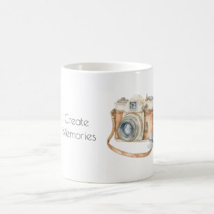 Kamera Blaue Schleife Kaffeetasse