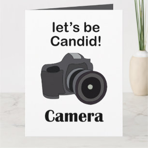 Kamera Candid-Fotograf Karte