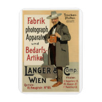 Kamera-Foto-Werbung, Wien, Österreich Vintage Pos