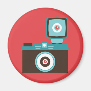 Kamera-Fotograf Spaß-bunter Dianas Lomo Magnet