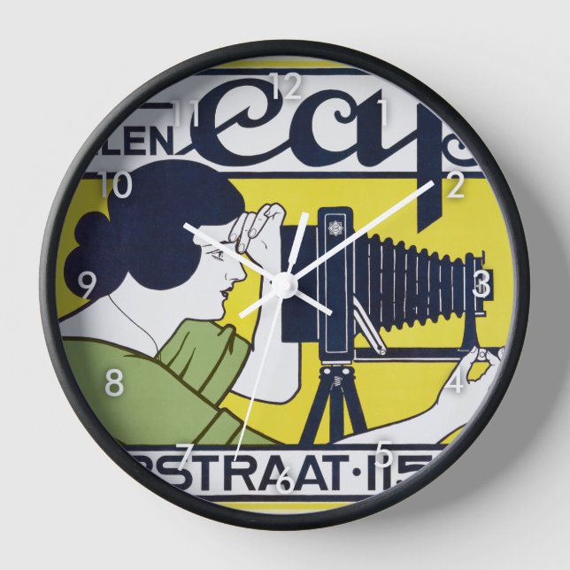 Kamera Frau, Fotograf, Van Caspel Uhr (Vorderseite)