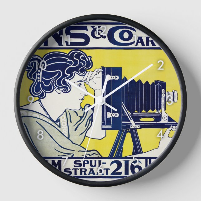 Kamera Frau, Fotograf, Van Caspel Uhr (Vorderseite)