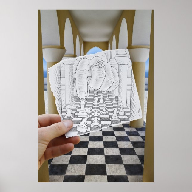 Kamera für Stift Vs - Prüfmatt Poster (Vorne)