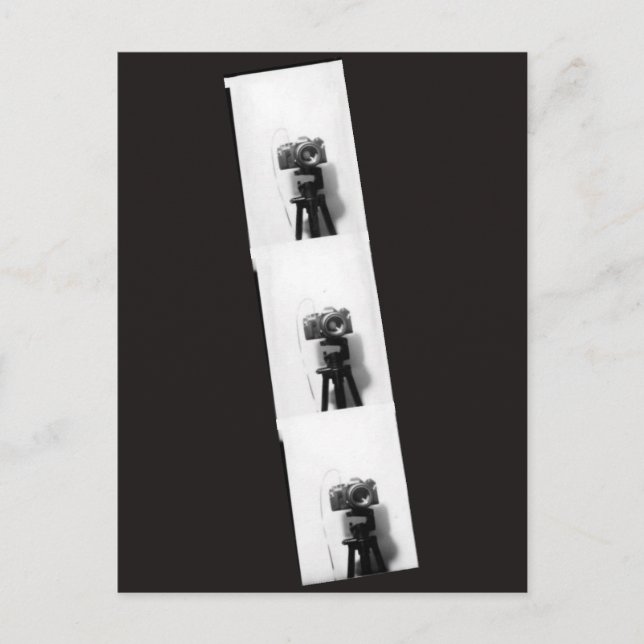 Kamera in einem Fotostand Postkarte (Vorderseite)