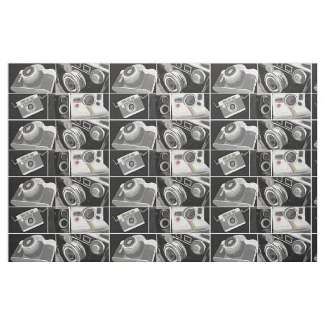 Kamera-Kamera-Kameras Stoff (Fat Quarter (45,7 x 55,9 cm))