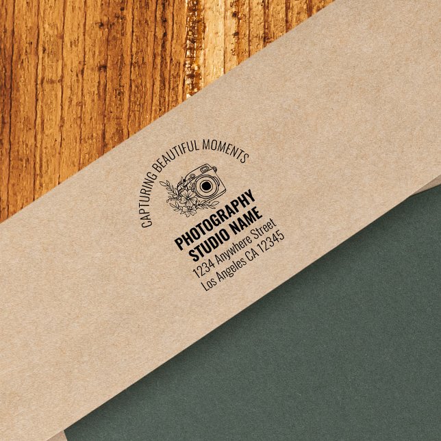 Kamera Motif Rücksendeadresse Fotograf Selbst Permastempel (Von Creator hochgeladen)