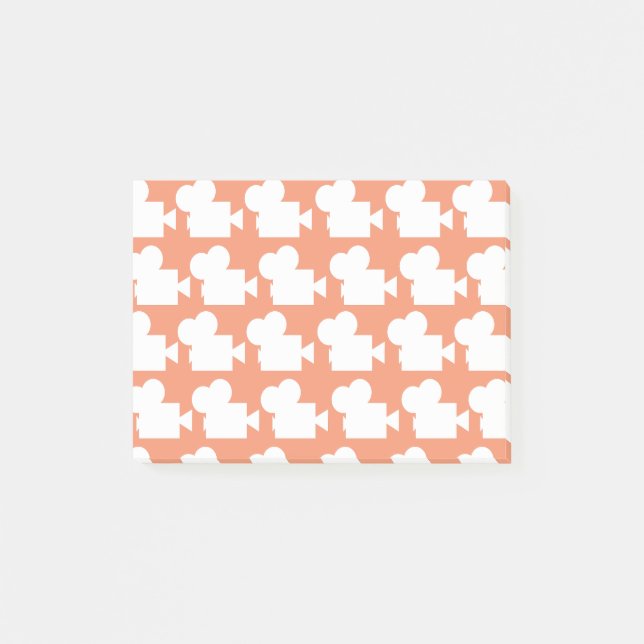 Kamera-Post-it-Zettel 4x3 Post-it Klebezettel (Vorderseite)