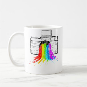 Kamera Regenbogen Lustig Fotograf Fotografie Grafi Kaffeetasse