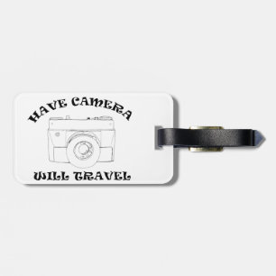 Kamera - Reise - Gepäckmarke Gepäckanhänger
