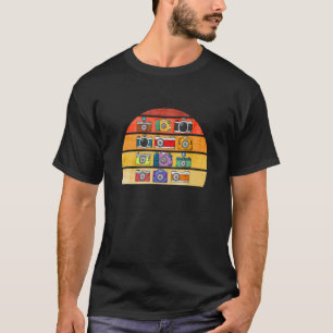 Kamera Retro Foto Fotograf Kamera Fotograf T-Shirt