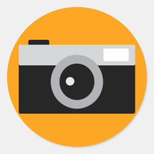 Kamera Runder Aufkleber