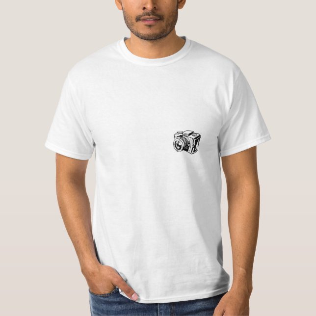 Kamera-Shirt T-Shirt (Vorderseite)