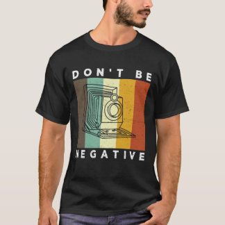Kamera sind nicht die negativen Retro Vintagen T-Shirt