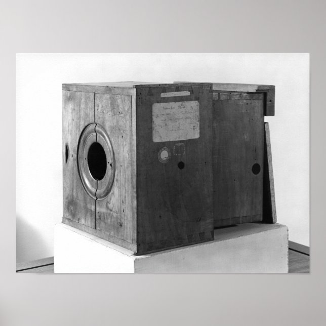 Kamera von Joseph Nicephore Niepce, c.1816-22 Poster (Vorne)