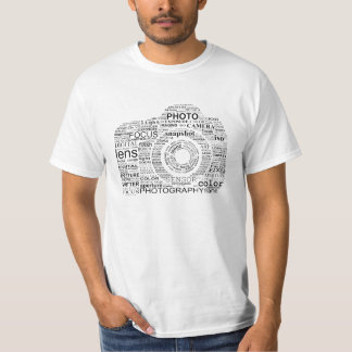 Kamera-Wörter T-Shirt