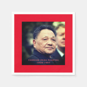 Kamerad Deng Xiaoping - chinesischer Führer Serviette