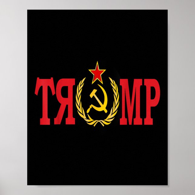 Kamerad Trump russischen Narren Trump Trump impräg Poster (Vorne)