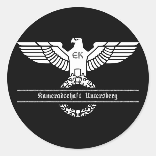 Kameradschaft Untersberg Runder Aufkleber (Vorderseite)