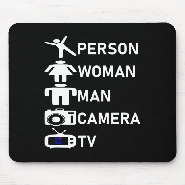 Kamerakamera "Frauen" Go Abstimmung 2020 Mousepad (Vorne)