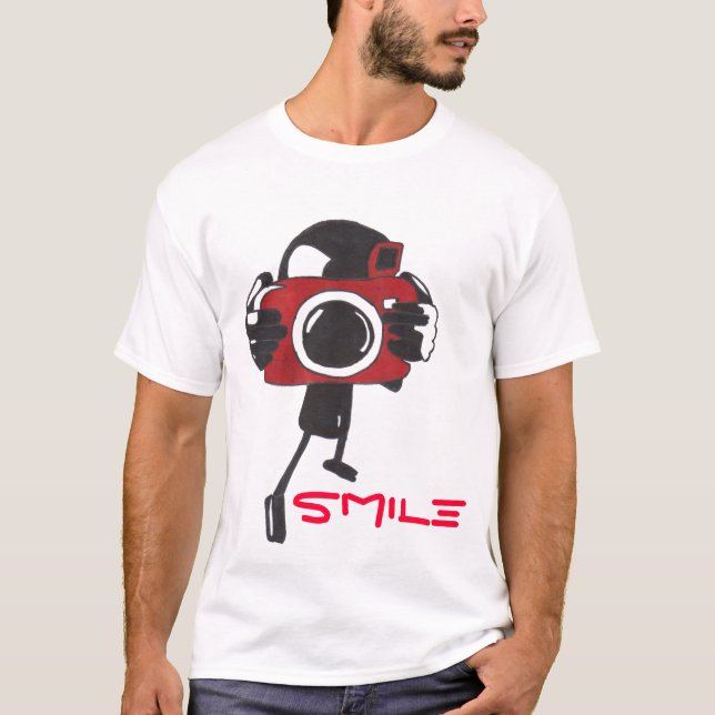 Kameralächeln T-Shirt (Vorderseite)