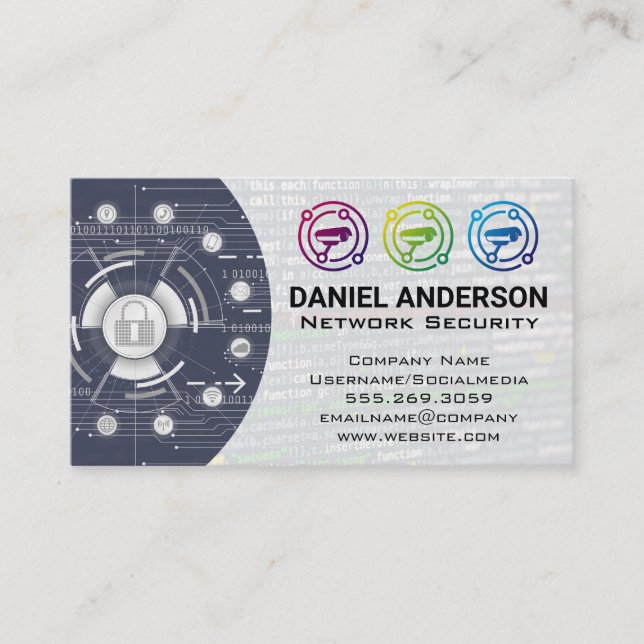 KameraLogo | Cybersicherheit Visitenkarte (Vorderseite)