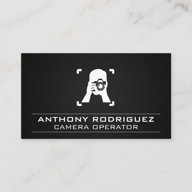 Kameramann | Fotograf Visitenkarte (Vorderseite)