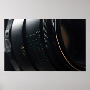 Kameraobjektiv Poster