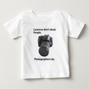 Kameras schießen Menschen nicht Baby T-shirt