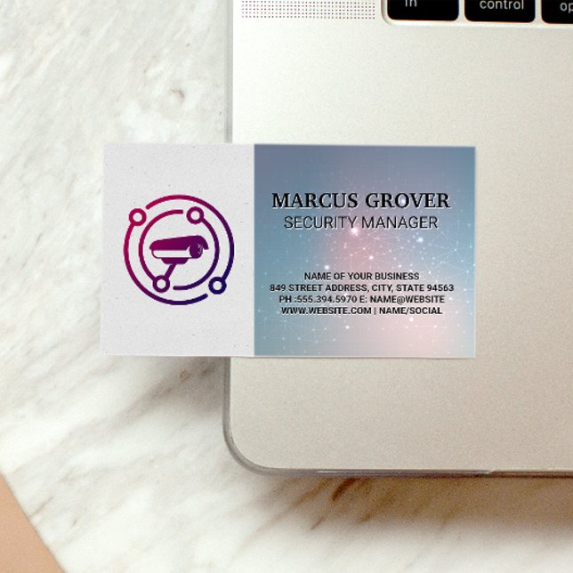 Kamerasymbol | Sicherheit Visitenkarte (Von Creator hochgeladen)