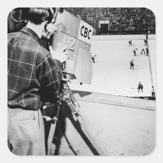 Kameratechniker Quadratischer Aufkleber (Vorderseite)