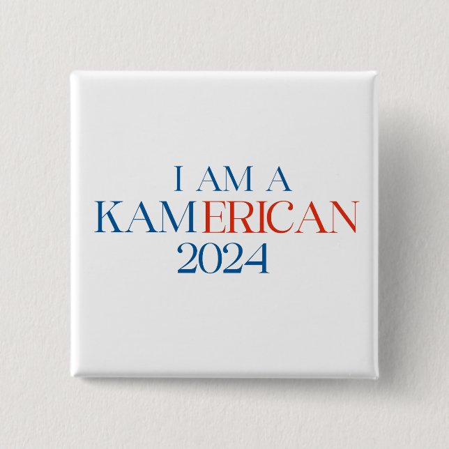KAMERICAN SQUARE BUTTON (Vorderseite)