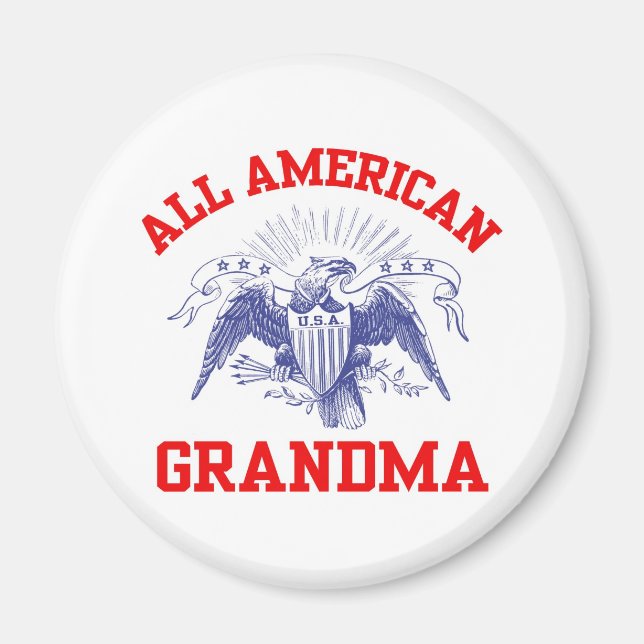 Kamericangrandma Magnet (Vorne)