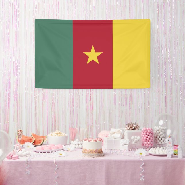 Kamerun Flagge Banner (Party)