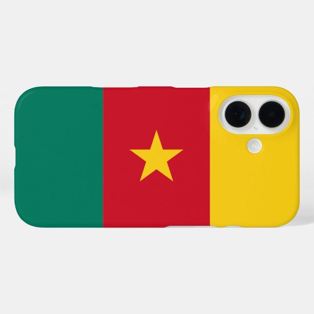 Kamerun-Flagge Case-Mate iPhone Hülle (Rückseite (Horizontal))