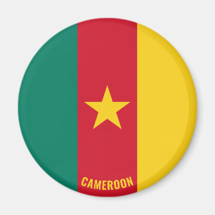Kamerun Flagge Charming Patriotic Magnet