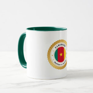 Kamerun-Flagge Tasse
