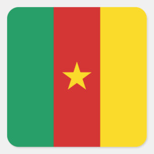 Kamerun Flaggen Aufkleber