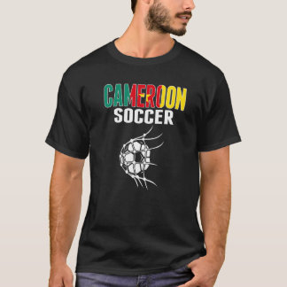 Kamerun Fußball Im Netz Kamerunische Fußballanhäng T-Shirt
