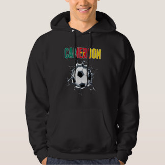 Kamerun Fußballfans - kamerunischer Fußball in Cra Hoodie