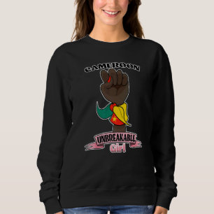 Kamerun Girl Unbrechlich in Kamerun Heritage Came Sweatshirt